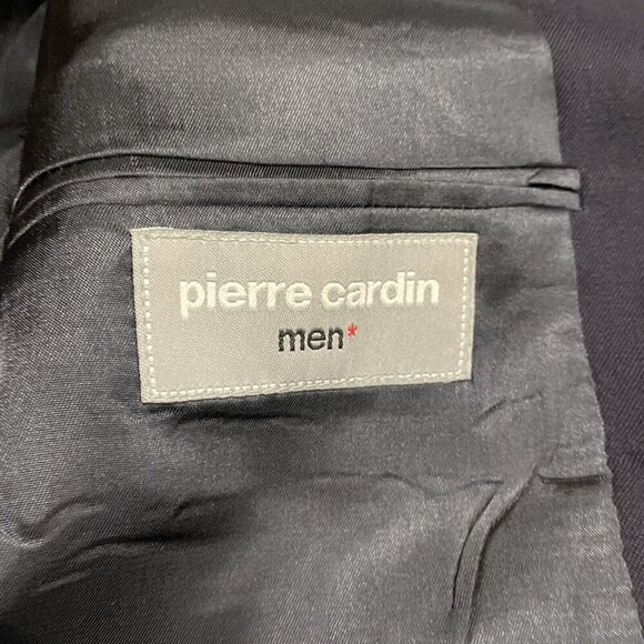 VTG Pierre Cardin Mens Blazer Sport Coat Size 36R 100% Wool Navy Gold Buttons - Picture 11 of 12